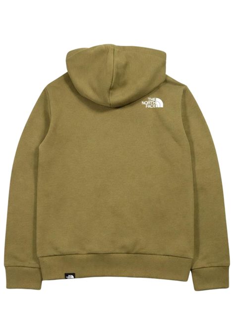Green cotton sweatshirt for children THE NORTH FACE | GR42ELVERDE